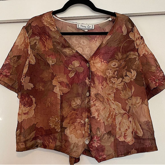 EUC vintage dress with matching shawl - Picture 4 of 5
